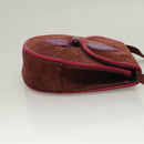 SAINT LAURENT Shoulder Bag Suede Brown Auth BA3599-3