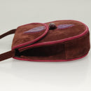 SAINT LAURENT Shoulder Bag Suede Brown Auth BA3599-4