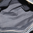 Chloe Etel Hand Bag Leather 2way Black Gold Auth BA3601-10