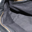 Chloe Etel Hand Bag Leather 2way Black Gold Auth BA3601-20