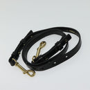 Chloe Etel Hand Bag Leather 2way Black Gold Auth BA3601-21