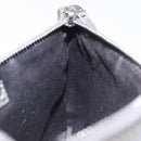 Miu Miu Pouch Leather Silver Auth BA3607-18