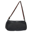 GUCCI Web Sherry Line Accessory Pouch Canvas Red Black 92820 Auth BA3614-1