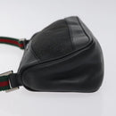 GUCCI Web Sherry Line Accessory Pouch Canvas Red Black 92820 Auth BA3614-4