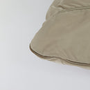 Salvatore Ferragamo Vala Hand Bag Nylon 2way Beige Silver Auth BA3615-16