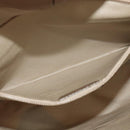 Salvatore Ferragamo Vala Hand Bag Nylon 2way Beige Silver Auth BA3615-21