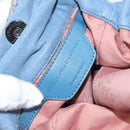 Stella MacCartney Falabella Chain Bag Suede 2way Light Blue Silver Auth BA3617-17