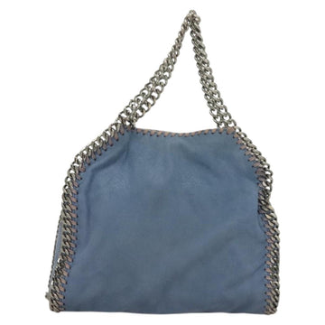 Stella MacCartney Falabella Chain Bag Suede 2way Light Blue Silver Auth BA3617 - 0