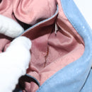 Stella MacCartney Falabella Chain Bag Suede 2way Light Blue Silver Auth BA3617-21