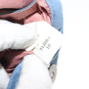 Stella MacCartney Falabella Chain Bag Suede 2way Light Blue Silver Auth BA3617-23