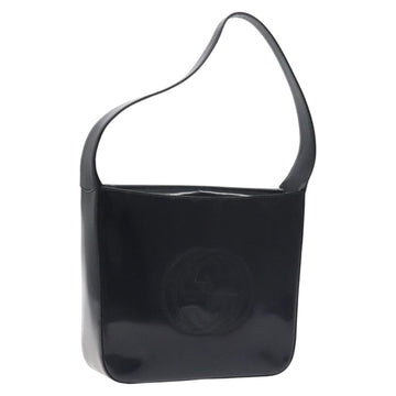 GUCCI Shoulder Bag Patent leather Black 000 1013 0506 Auth BA3619
