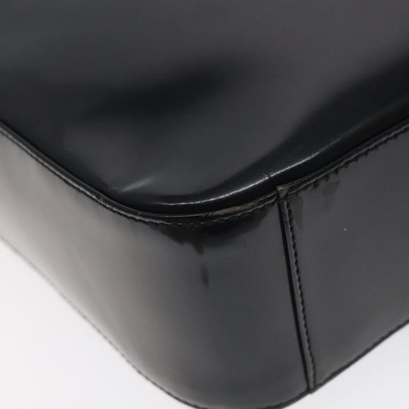 GUCCI Shoulder Bag Patent leather Black 000 1013 0506 Auth BA3619