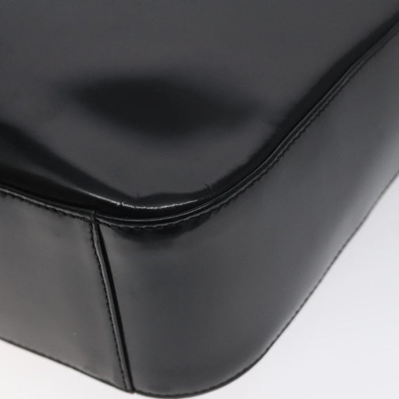 GUCCI Shoulder Bag Patent leather Black 000 1013 0506 Auth BA3619