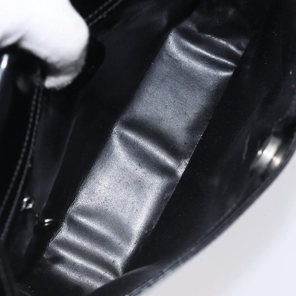 GUCCI Shoulder Bag Patent leather Black 000 1013 0506 Auth BA3619