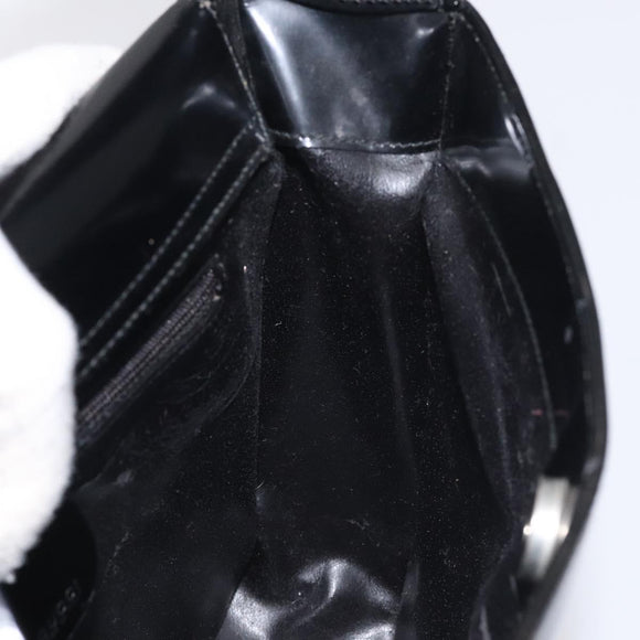 GUCCI Shoulder Bag Patent leather Black 000 1013 0506 Auth BA3619