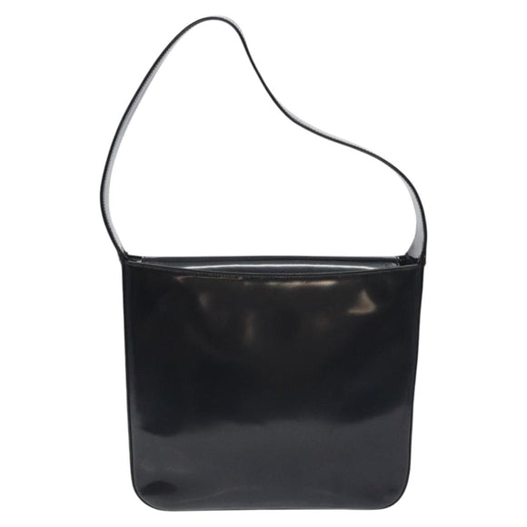 GUCCI Shoulder Bag Patent leather Black 000 1013 0506 Auth BA3619