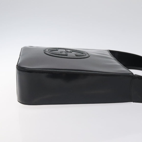 GUCCI Shoulder Bag Patent leather Black 000 1013 0506 Auth BA3619