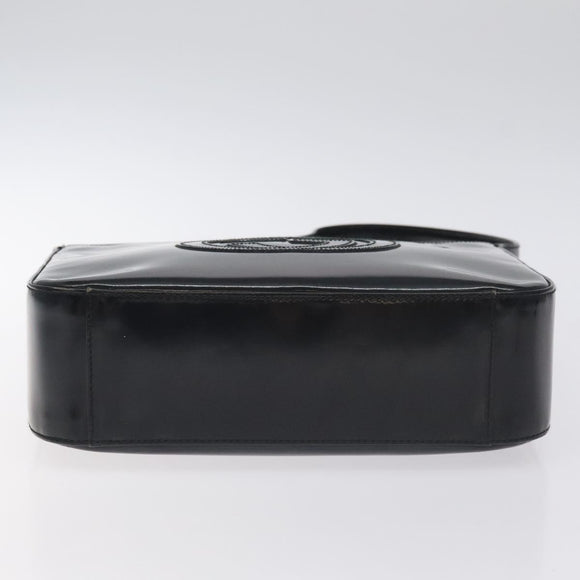 GUCCI Shoulder Bag Patent leather Black 000 1013 0506 Auth BA3619