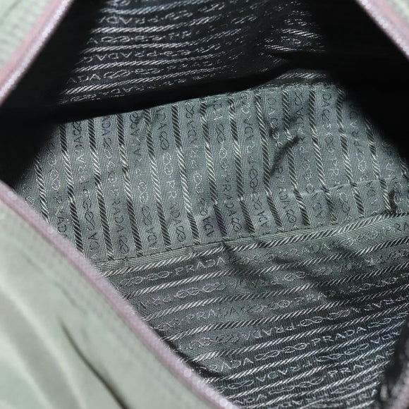 PRADA Tote Bag Nylon Khaki Auth BA3622