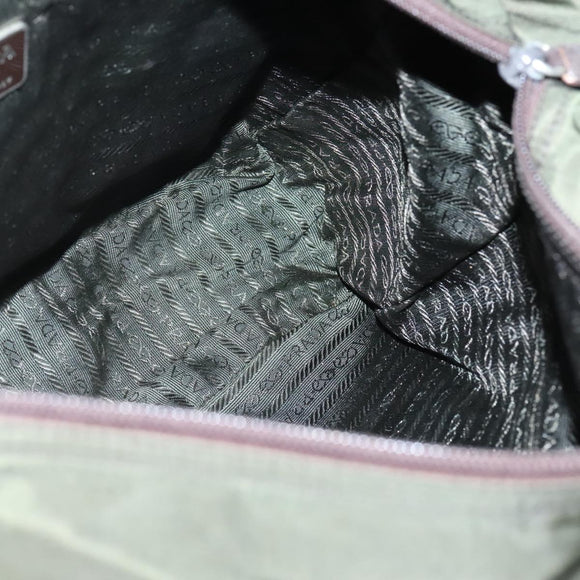 PRADA Tote Bag Nylon Khaki Auth BA3622