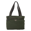 PRADA Tote Bag Nylon Khaki Auth BA3622-13