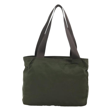 PRADA Tote Bag Nylon Khaki Auth BA3622 - 0