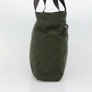 PRADA Tote Bag Nylon Khaki Auth BA3622-3