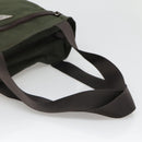 PRADA Tote Bag Nylon Khaki Auth BA3622-7