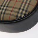 Burberrys Nova Check Shoulder Bag Canvas Beige Auth BA3623-12