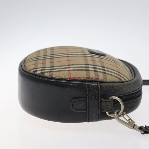 Burberrys Nova Check Shoulder Bag Canvas Beige Auth BA3623