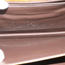 BALLY Hand Bag Leather 2way Brown Gold Auth BA3625-11