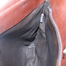 BALLY Quilted Shoulder Bag Leather Brown Gold Auth BA3627-19