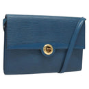 LOUIS VUITTON Epi Pochette Arche Shoulder Bag Blue M52575 LV Auth BA3634-1