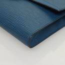 LOUIS VUITTON Epi Pochette Arche Shoulder Bag Blue M52575 LV Auth BA3634-8