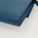 LOUIS VUITTON Epi Pochette Arche Shoulder Bag Blue M52575 LV Auth BA3634-17