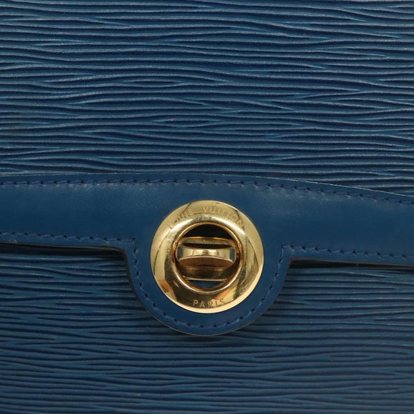 LOUIS VUITTON Epi Pochette Arche Shoulder Bag Blue M52575 LV Auth BA3634