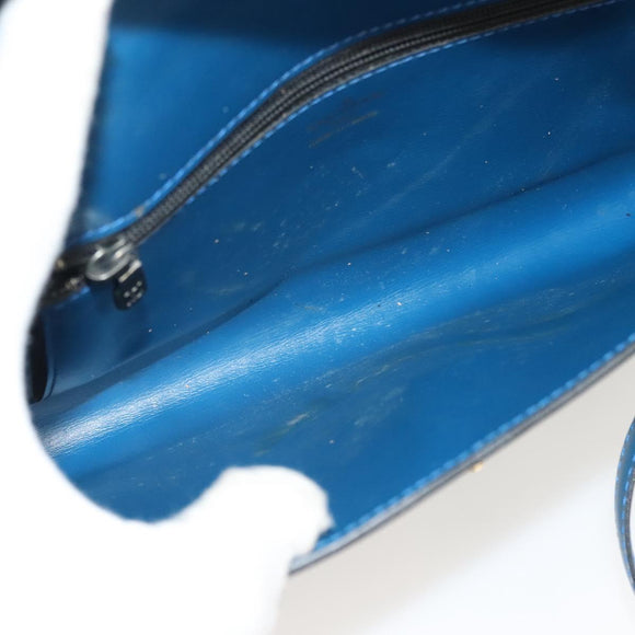 LOUIS VUITTON Epi Pochette Arche Shoulder Bag Blue M52575 LV Auth BA3634