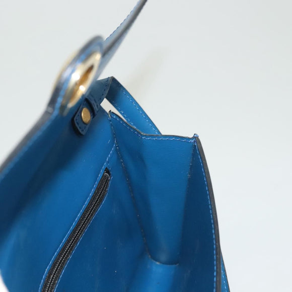 LOUIS VUITTON Epi Pochette Arche Shoulder Bag Blue M52575 LV Auth BA3634