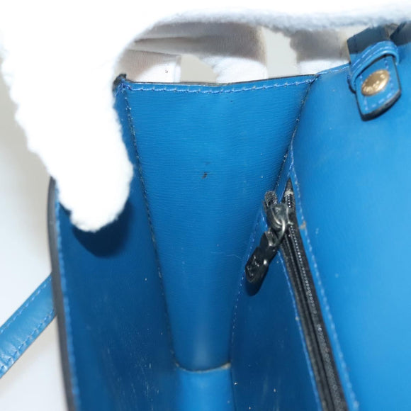 LOUIS VUITTON Epi Pochette Arche Shoulder Bag Blue M52575 LV Auth BA3634