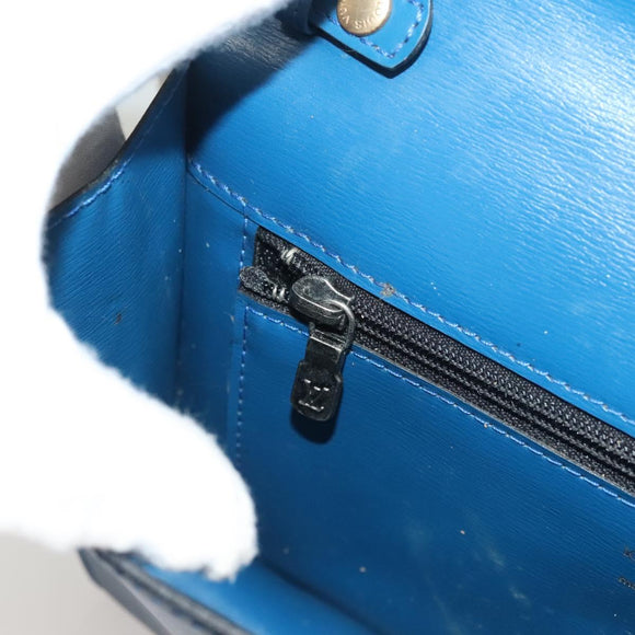 LOUIS VUITTON Epi Pochette Arche Shoulder Bag Blue M52575 LV Auth BA3634