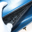 LOUIS VUITTON Epi Pochette Arche Shoulder Bag Blue M52575 LV Auth BA3634-11