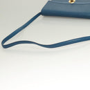 LOUIS VUITTON Epi Pochette Arche Shoulder Bag Blue M52575 LV Auth BA3634-7
