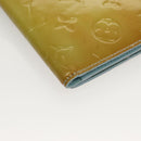 LOUIS VUITTON Monogram Vernis Walker Wallet Baby Blue M91073 LV Auth BA3635-12