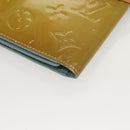 LOUIS VUITTON Monogram Vernis Walker Wallet Baby Blue M91073 LV Auth BA3635-13