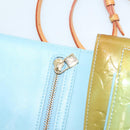 LOUIS VUITTON Monogram Vernis Walker Wallet Baby Blue M91073 LV Auth BA3635-19