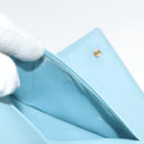 LOUIS VUITTON Monogram Vernis Walker Wallet Baby Blue M91073 LV Auth BA3635-21