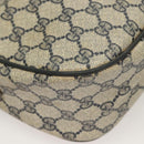 GUCCI GG Supreme Sherry Line Shoulder Bag PVC Navy Gold 89 02 077 Auth BA3642-15