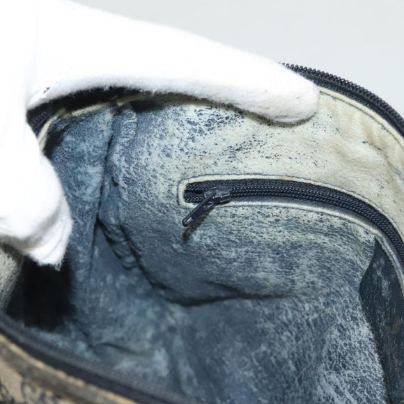 GUCCI GG Supreme Sherry Line Shoulder Bag PVC Navy Gold 89 02 077 Auth BA3642