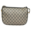 GUCCI GG Supreme Sherry Line Shoulder Bag PVC Navy Gold 89 02 077 Auth BA3642-2