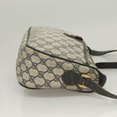 GUCCI GG Supreme Sherry Line Shoulder Bag PVC Navy Gold 89 02 077 Auth BA3642-3